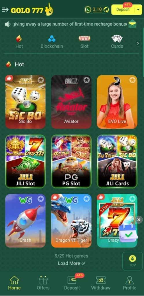 Golo777 Game