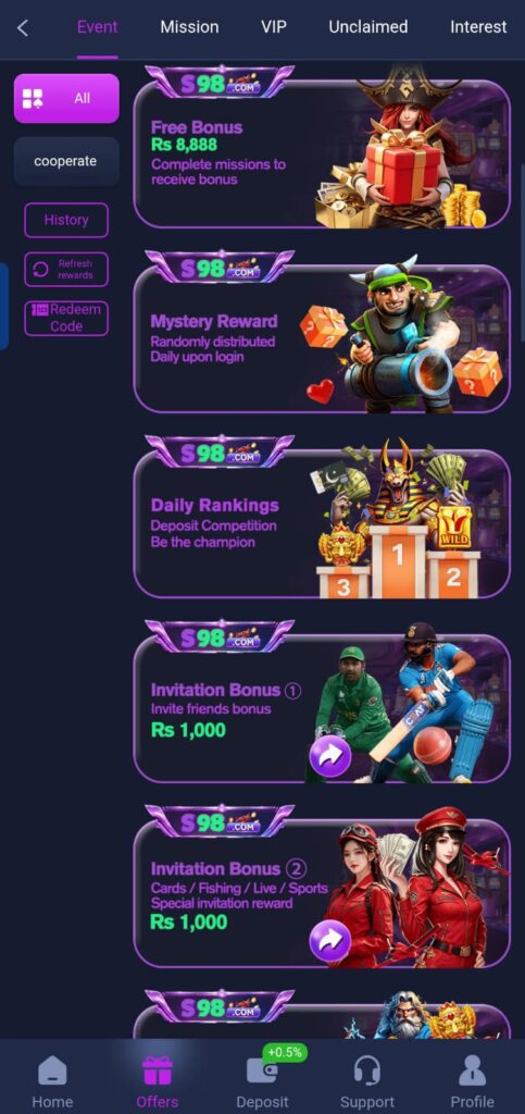 S98 Game