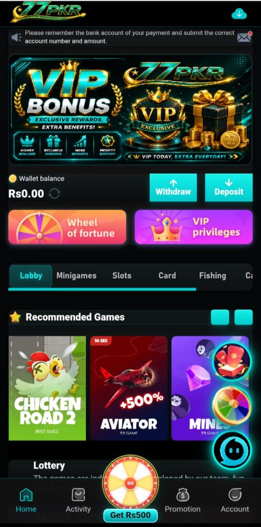 77PKR Game